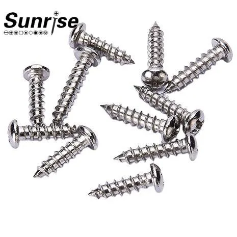 Cross Half-Round Head Tapping Screw Pan Head Tapping Screw Stainless Steel