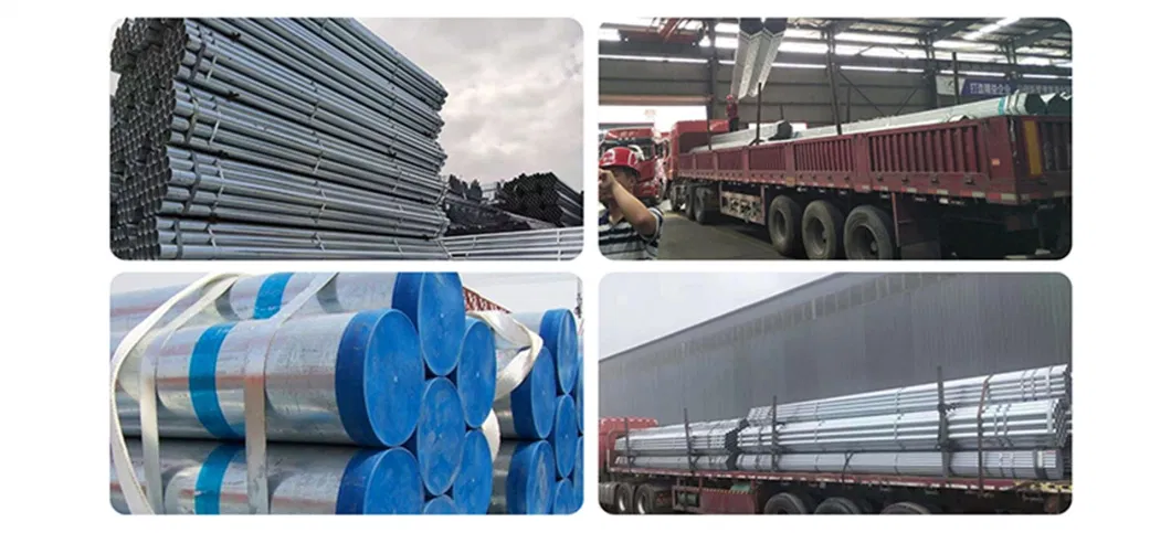 High Quality Q235/Q345/Ss400/St372/St52/Q420/Q460/S235jr/S275jr Hot Dipped Galvanized Steel Round Tube with Good Price