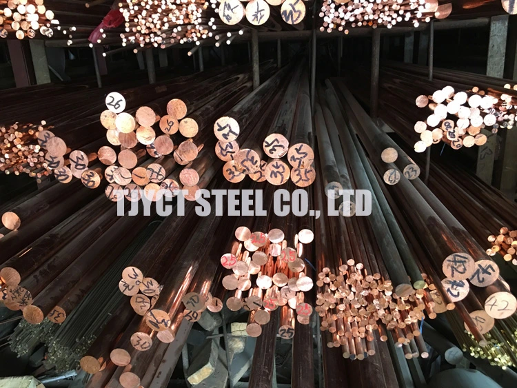 8mm 16mm 20mm Copper Bar Copper Earthing Bar China Round Copper Rod (C1100, C1200, C1220)