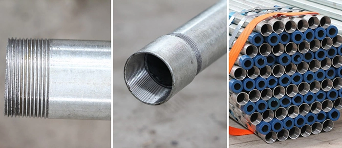 BS1387 A53 Steel Pipe Galvanized Round Pipe for Electric Power