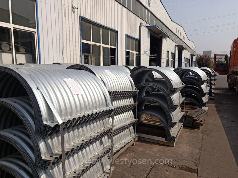 Half Circle Galvanized Corrugated Steel Arch Tunnel Culvert