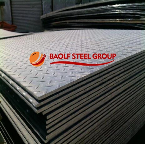 Steel Checkered Plate Q235 Q355 Hot Rolled Steel Plate Lentils/Teardrop Shape for Steel Checkered Plate