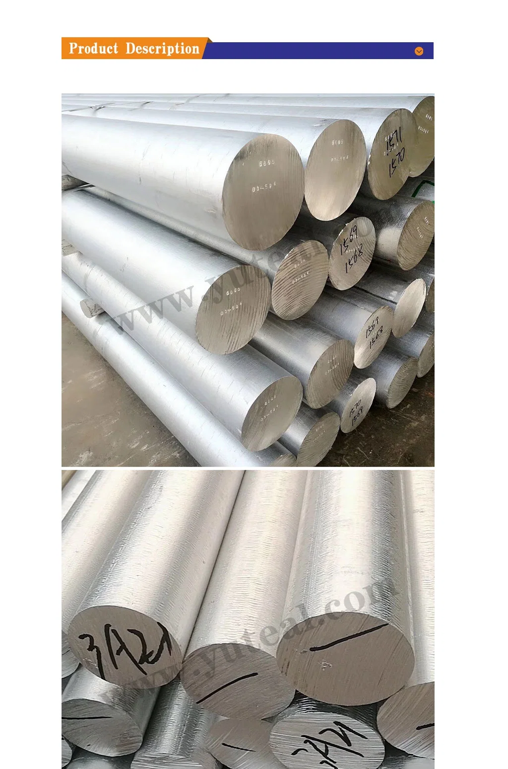 Manufacturers Directly Provide 5000 Series 6-300mm Aluminum Alloy Rod Aluminum Round Rod Metal Rod