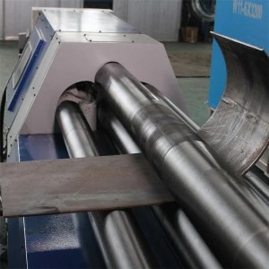 Hydraulic Four-Roll Plate Bending Machine Metal Plate Round Pipe Supporting Machine