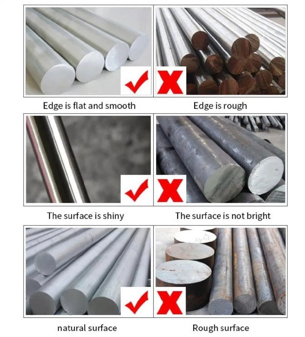 China Factory Size 1mm 1.5mm 2mm 2.5mm 3mm 4mm 4.5mm 5mm 7mm 20mm 25mm 30mm Stainless Steel Rod