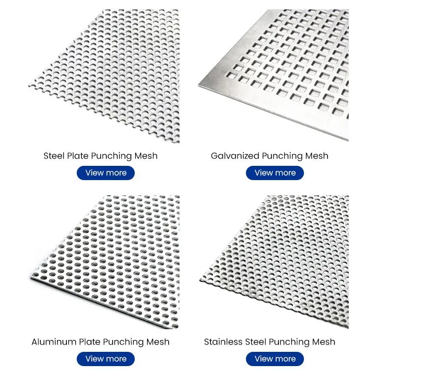 Round Hole Punched Stainless Steel Perforated Metal Sheet Decorative Stainless Steel Perforated Sheet
