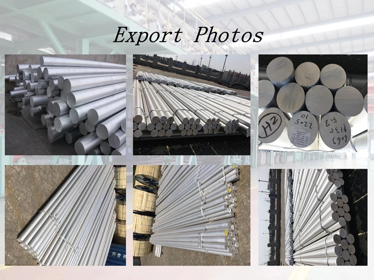 Free Cutting 6061 6063 7075 5082 Solid Aluminum Round Bar Customized Aluminum Alloy Polished Rod 10mm-600mm Forged Metal Aluminum/Aluminium Billet Bars