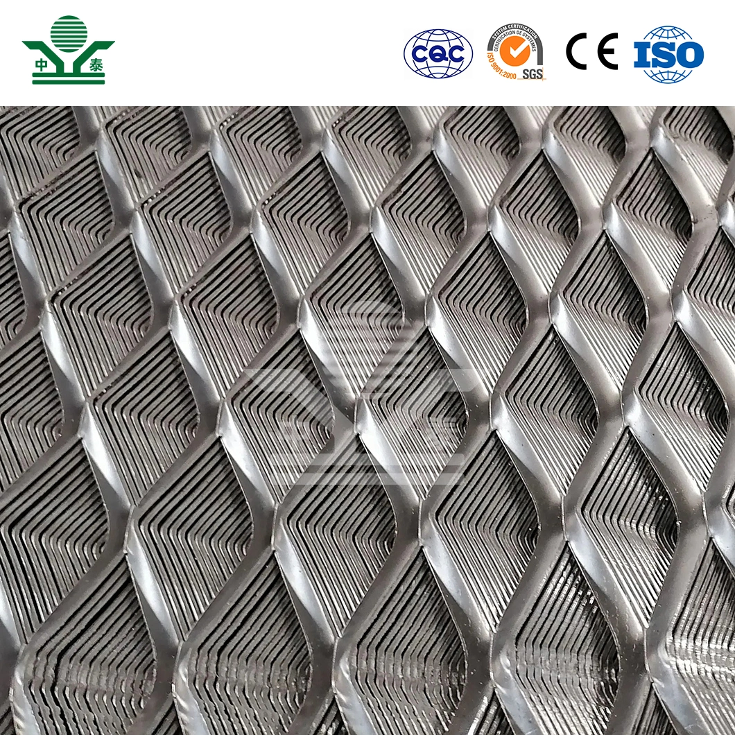 Zhongtai Laser Cut Stainless Steel Plate Material Expanded Grill Mesh China Suppliers 600 - 4000mm Length Expanded Metal