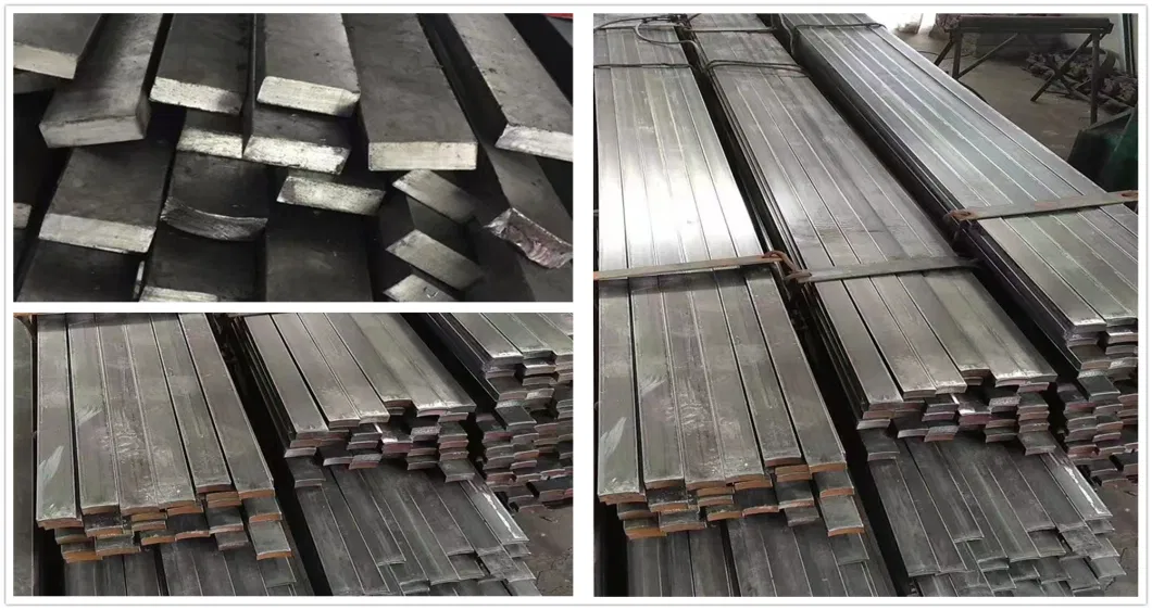 China Good Quality Steel Flat Bar / En8 C45 S45c Hot Rolled Solid Square Flat Rectangle Steel Bar