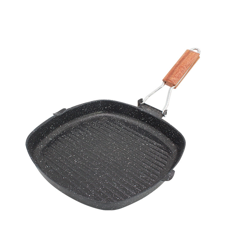 Pots Pans Kitchenware Set Aluminum Omelette Fry Cookware and Pans-Set with Soft Handle Forged Frying Stone-Coated Non Stick Pan