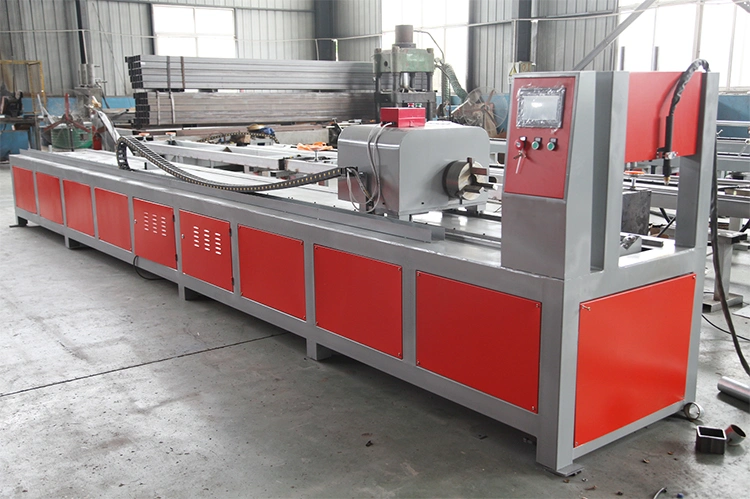 CNC Feeding Automaticly Rotary Round Metal Pipe Plasma Cutting Machine