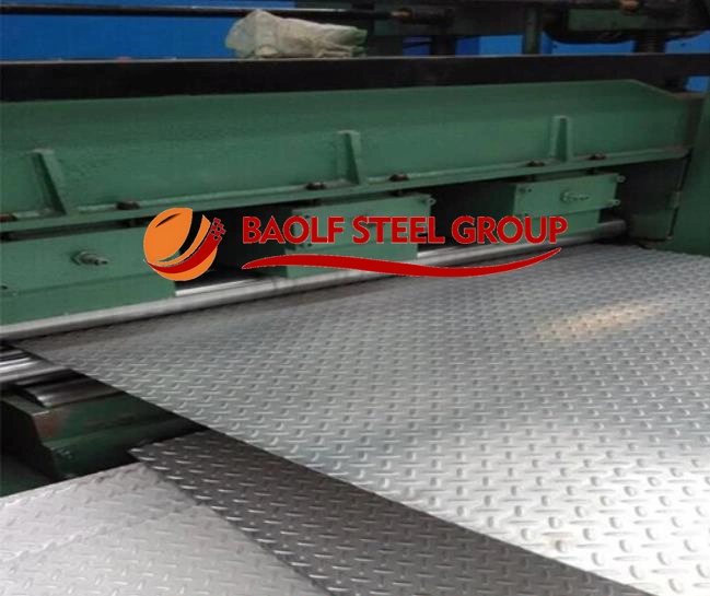 Steel Checkered Plate Q235 Q355 Hot Rolled Steel Plate Lentils/Teardrop Shape for Steel Checkered Plate