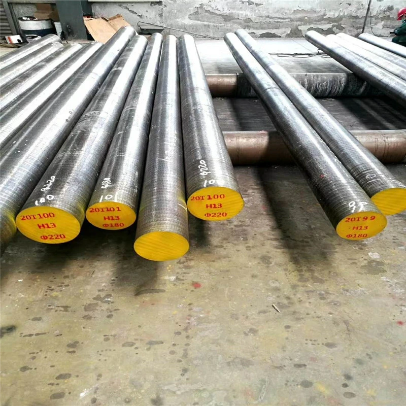 H13 Tool Steel 1.2344 Round Steel Bar X40crmov5-1 Steel Rod High Speed Alloy Tool Bar AISI D2 H13 P20 S7 Round Forged Steel Rod