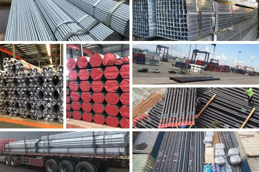 Round Pipe/Line Pipe/Square Tube/Geological Welded Stainless Pipe Hot Dipped Galvanized Steel Pipe
