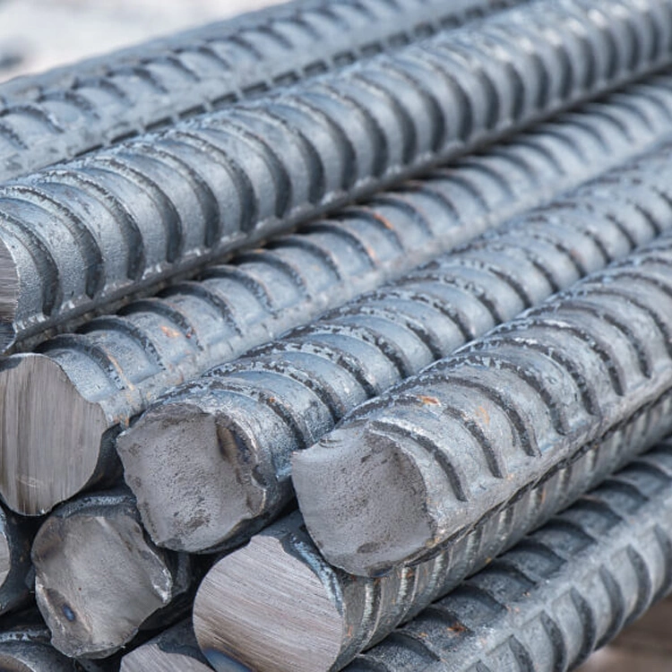 HRB400 HRB500 Deformed Steel Round Bar Construction Reinforcing Iron Bar Hot Rolled Steel Smooth Corrugated Tmt Rebar