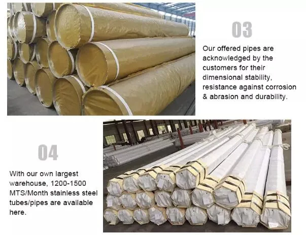 Stainless 316 304 321 Tube Steel Round Square Rectangular Hollow Stainless Steel Pipe ASTM AISI Standard