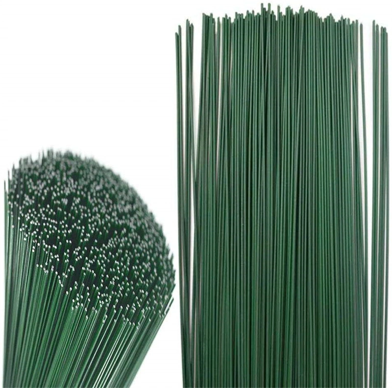 Floral Stem Wire Crafting Cut Wire PVC Coated Straight Wire