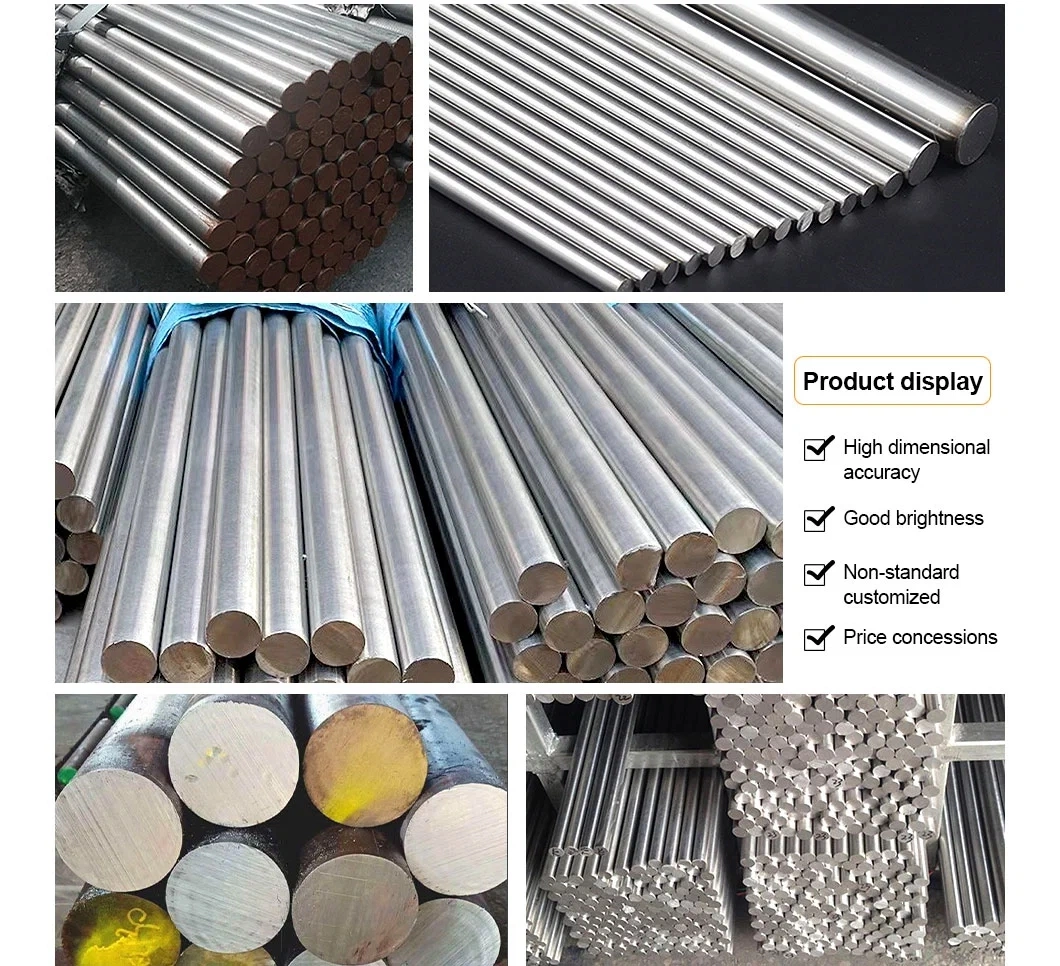 Factory Price 201 304 310 316 321 2mm, 3mm, 6mm Thickness Metal Stainless Steel Flat Round Bar for Building Material