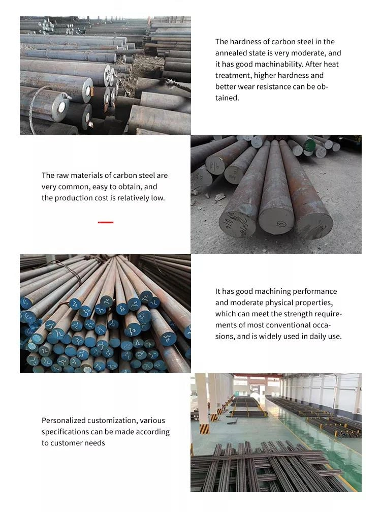 A36 Carbon Steel Round Bar Ms Round Bar Forged Bar