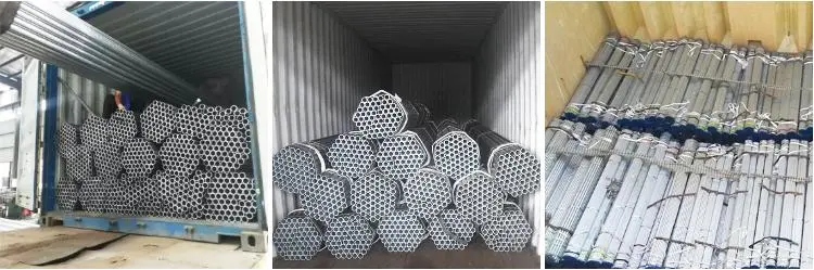 Construction Hot DIP Galvanized Round Steel Pipe / Gi Pipe Pre Galvanized Steel Pipe Galvanized Tube