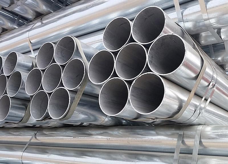Hollow Section ERW Galvanized Steel Pipe 4 Inch Round Seamless Pipe