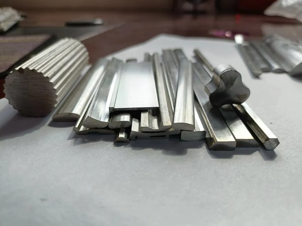 Factory Supply ASTM304 Hot Rolled Profiled Half Round/Triangular Flat Stainless Steel Bars Customized