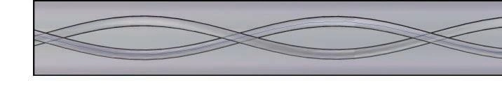 Reducing Cutting Resistance Tungsten Carbide Round Bar 40 Degrees Standard Double Spiral Holes