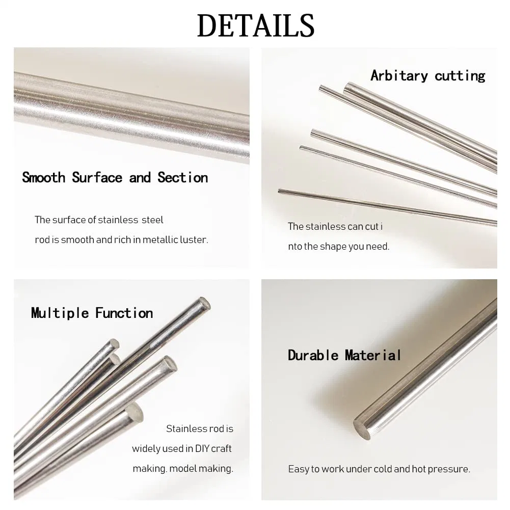 Customized Hot Sale Polished ASTM AISI Ss Bright 401 201 316 304 Building Material Stainless Steel Round Bar