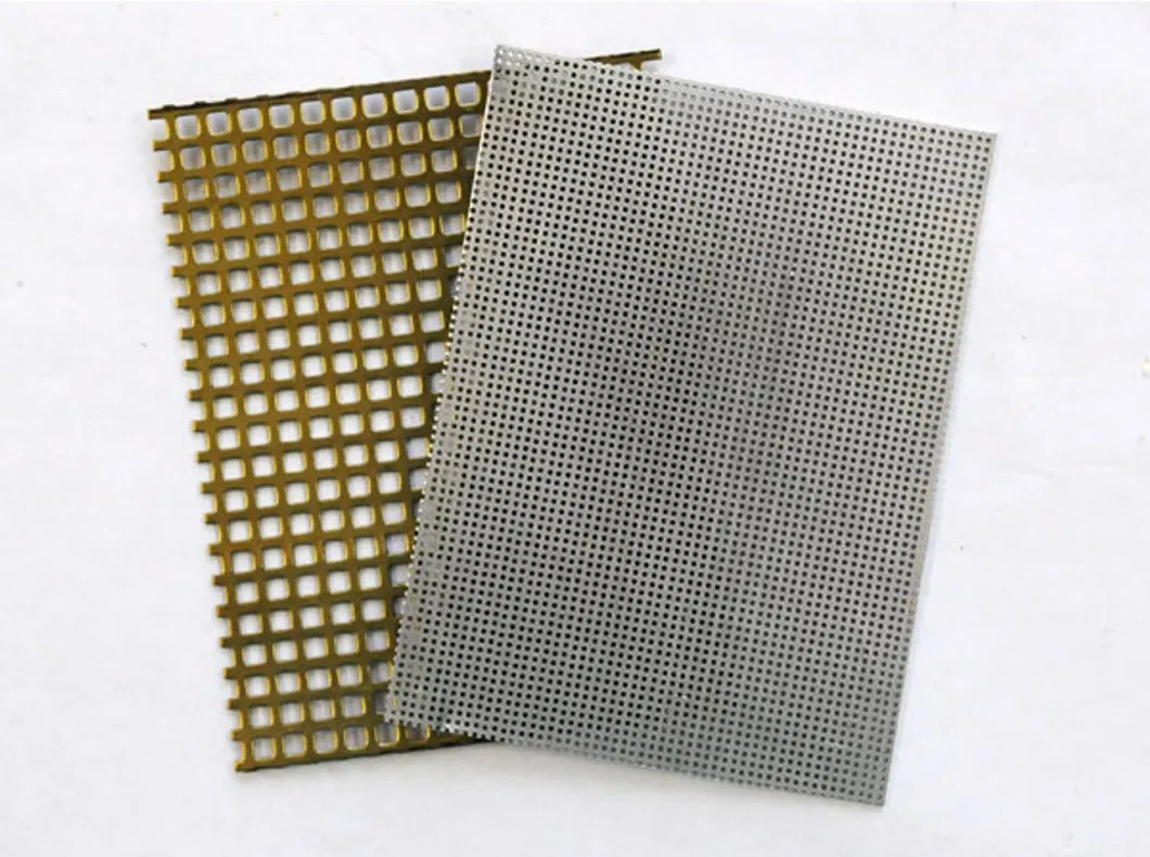 304 316 Stainless Steel Round Hole Perforated Metal Sheet Stainless Steel Perforated Mesh Panels Sheet Decorative Round Plate