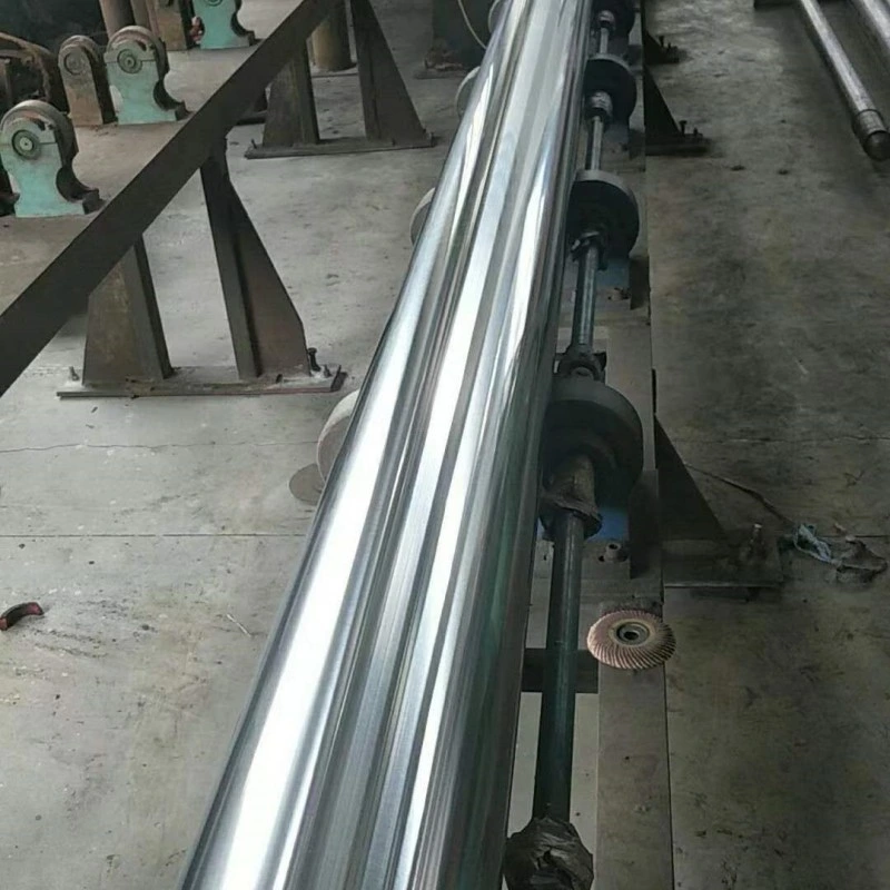 Induction Hardened Chrome Plated Bar Seamless Round Steel Piston Rod for Hydraulic Cylinder