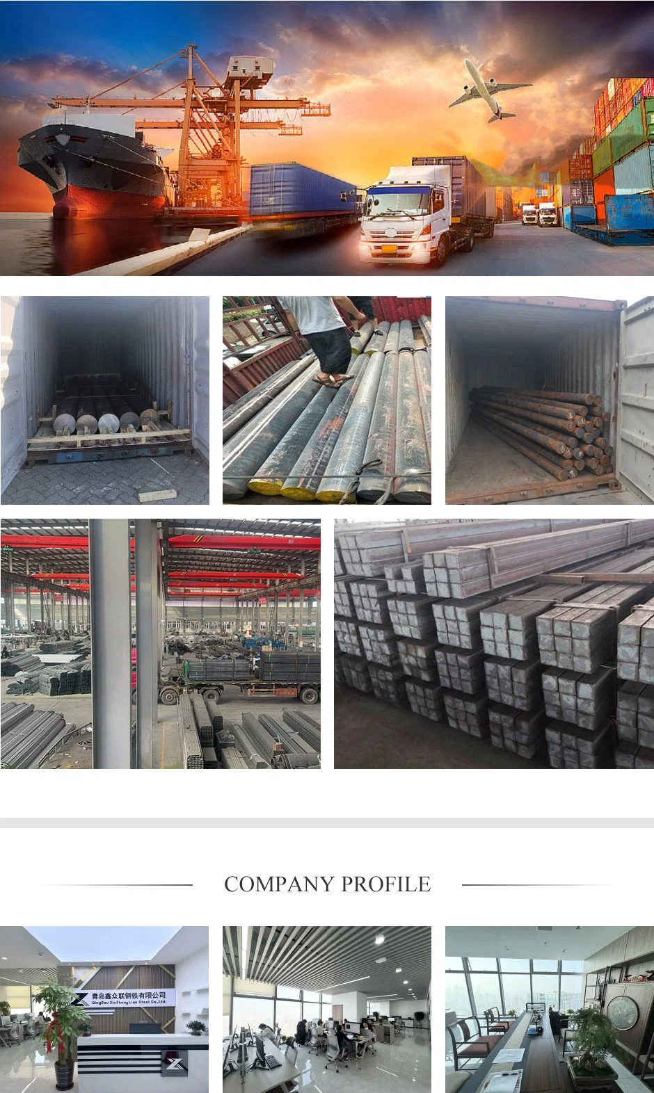 Q195, Q235, Q345, SAE1010, SAE1020, SAE1045, En8, En19, Steel Bar /Rod