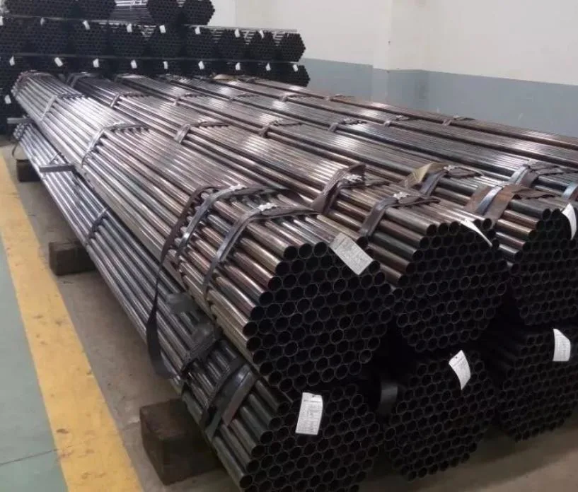 Ms Carbon Steel Round Pipe Standard Length ERW Welded Galvanized Carbon Steel Round Pipe Tube