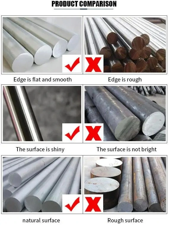 ASTM 10-50mm Hot Rolled Ms Mild Carbon Steel Round Bar Steel Round Bar