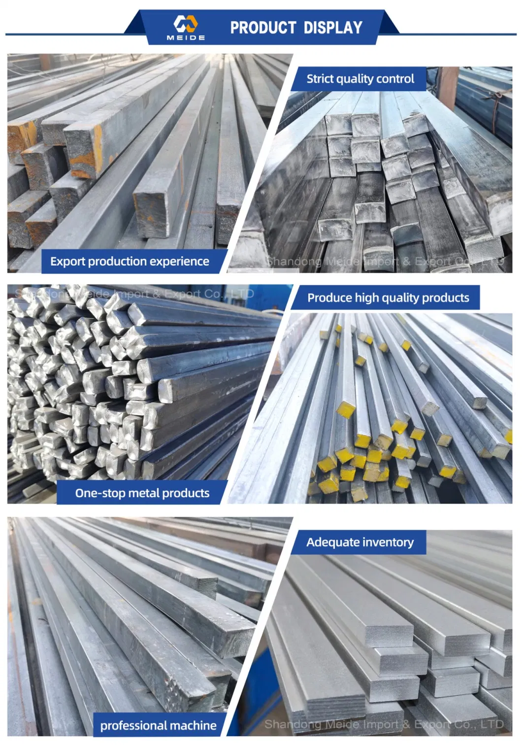 12mm Alloy Steel in Bar Series Metal Rod 5120/5140/4140/4130 304 316 Flat Angles Bar Square Hexagonal Rod Stainless Steel Round Bar