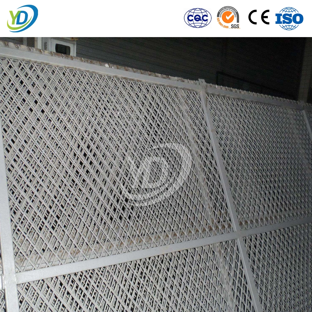 Yeeda 4X8 Expanded Metal China Suppliers Expanded Steel Panels 0.6mm 0.8mm Diameter Anti-Glare Flattened Expanded Mesh