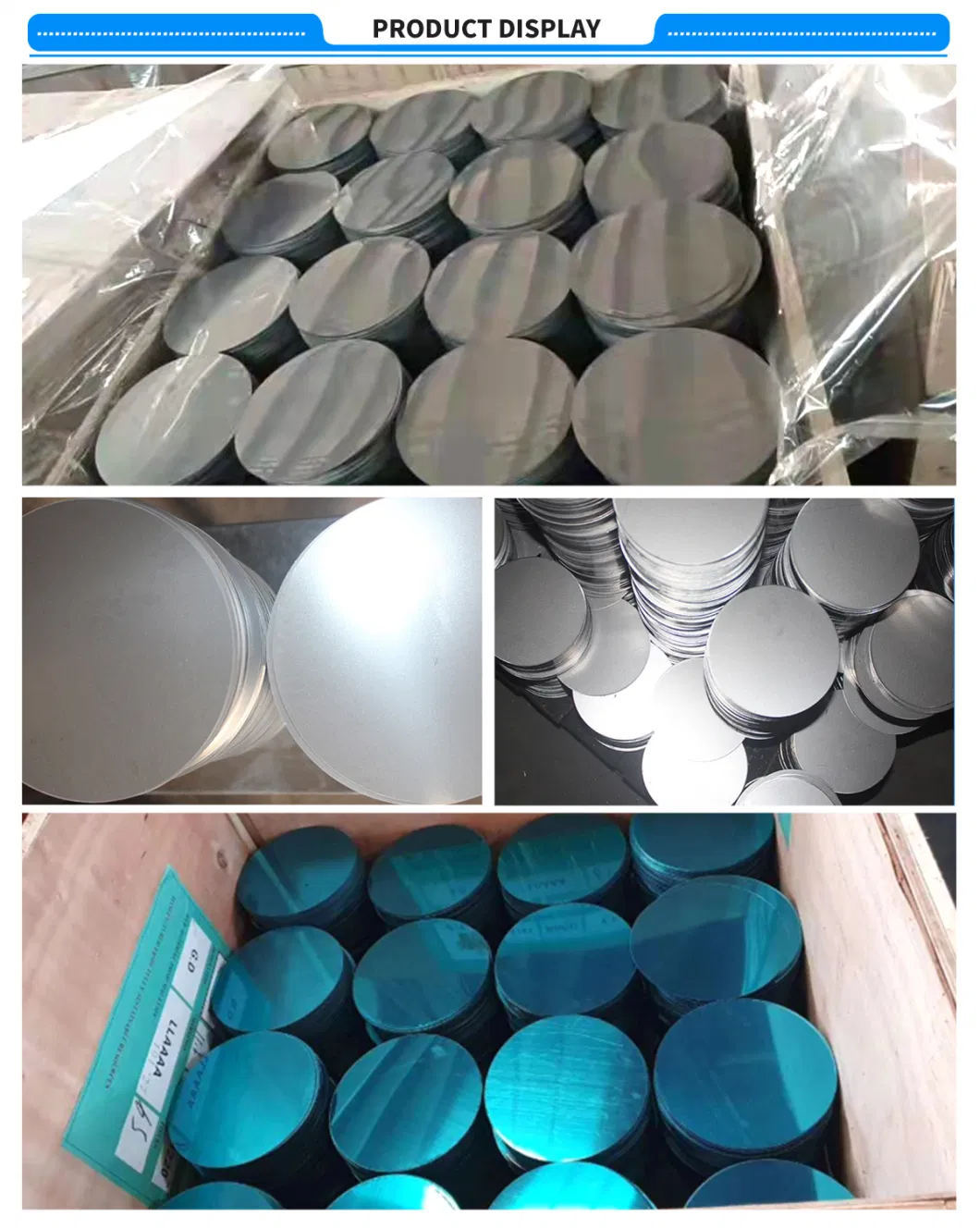China Factory Supply Al Ss 304 1050 430 Triply Circle Round Plate 201 Stainless S Teel Circle for Cookware Ss Coil