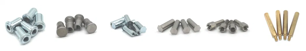 Self-Clinching Threaded Flush Head Studs Bolts and Pins for Sheet Metal