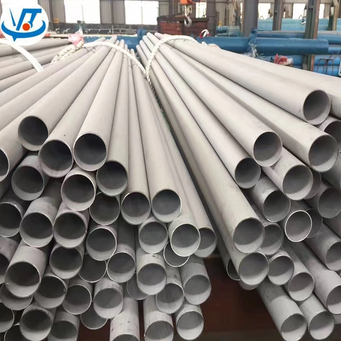 Round Hollow Steel Tube TP304 316 321 Stainless Steel Pipe