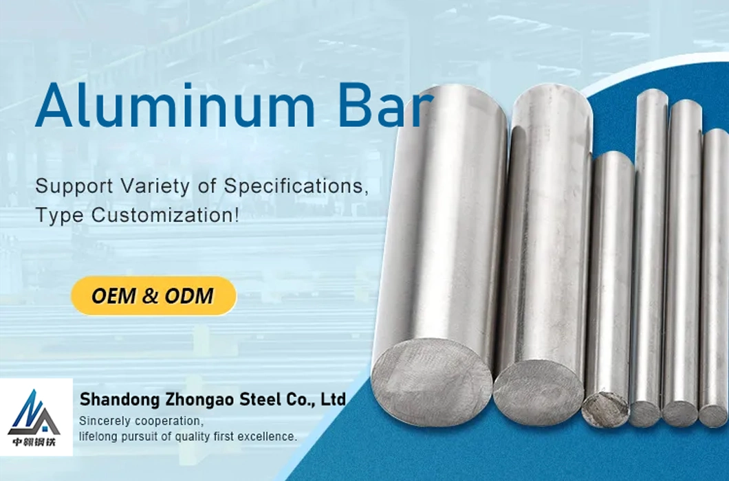 Large Diameter Aluminum Bar 6061 6063 6066 6070 6082 6083 T5 T6 T651 Alloy Aluminum Round Bar Low Price Aluminium Billet Round Rod