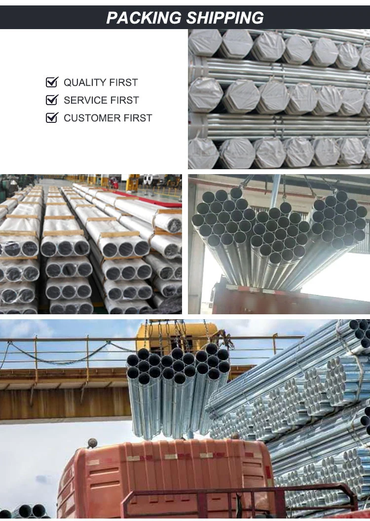 Hot Sale Various Size 1.5 Inch 2 Inch 3 Inch 12 FT Galvanized Round Steel Tube Pre Hot DIP Galvanized Steel Pipe