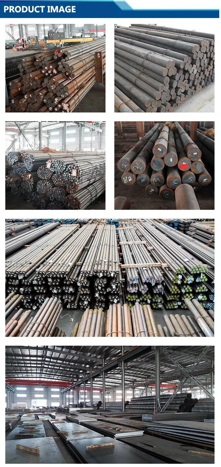 Good Quality 40cr Q345 S355 Ss400 A36 42cr Carbon Steel Round Bar, Cold Drawn/Hot Rolled/Forged