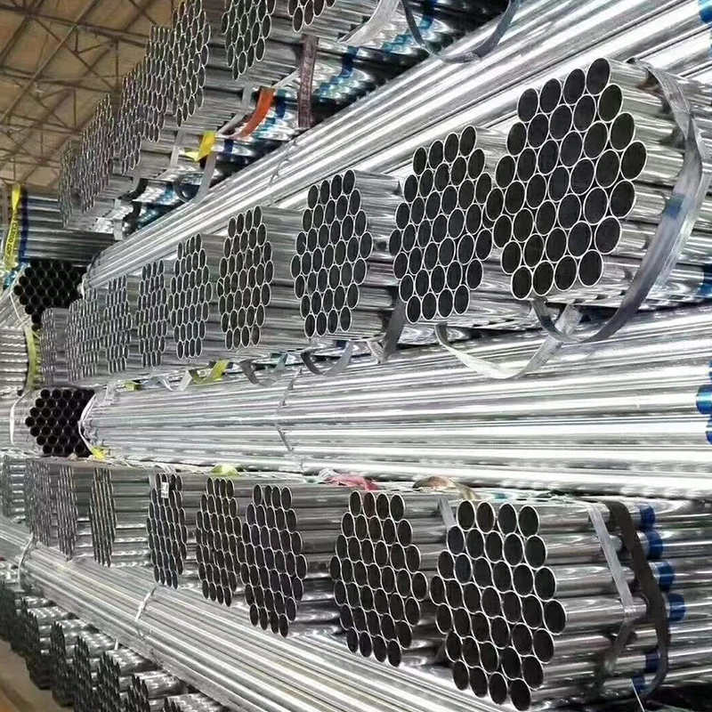 High Quality Hot DIP Round Steel Pipe Galvanized Steel Pipe ERW Steel Pipe