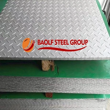 Steel Checkered Plate Q235 Q355 Hot Rolled Steel Plate Lentils/Teardrop Shape for Steel Checkered Plate