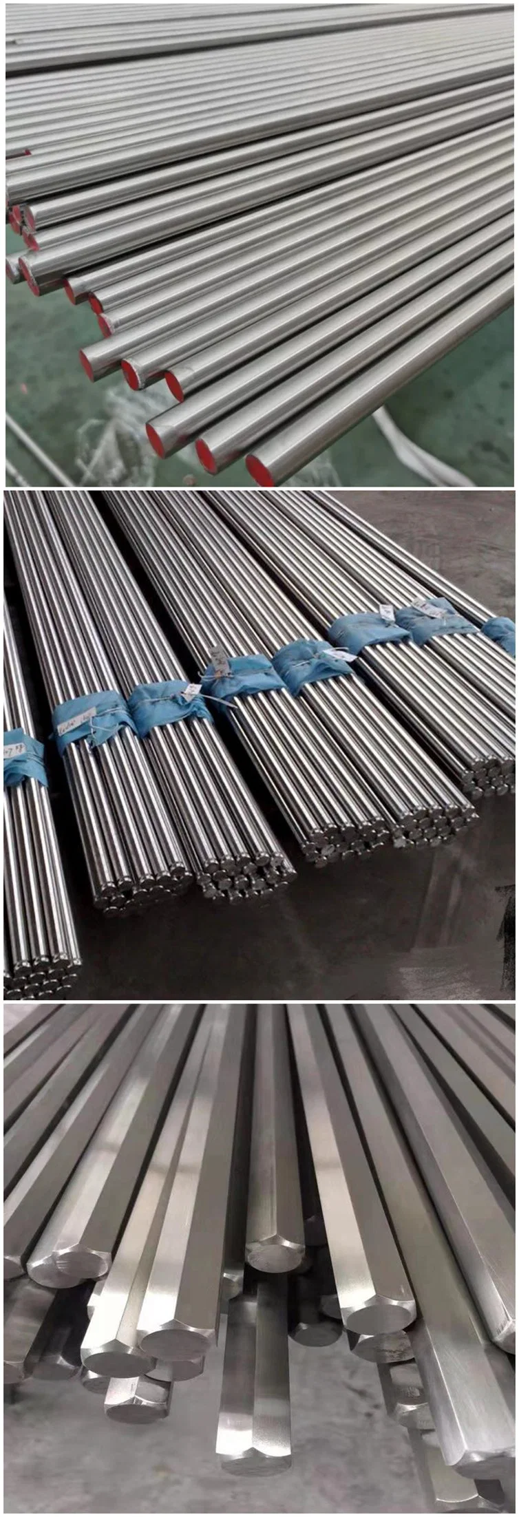 China Factory DIN 1mm 1.5mm 2mm 2.5mm 3mm 4mm 4.5mm 5mm 7mm 20mm 25mm 30mm Stainless Steel Bar Rod