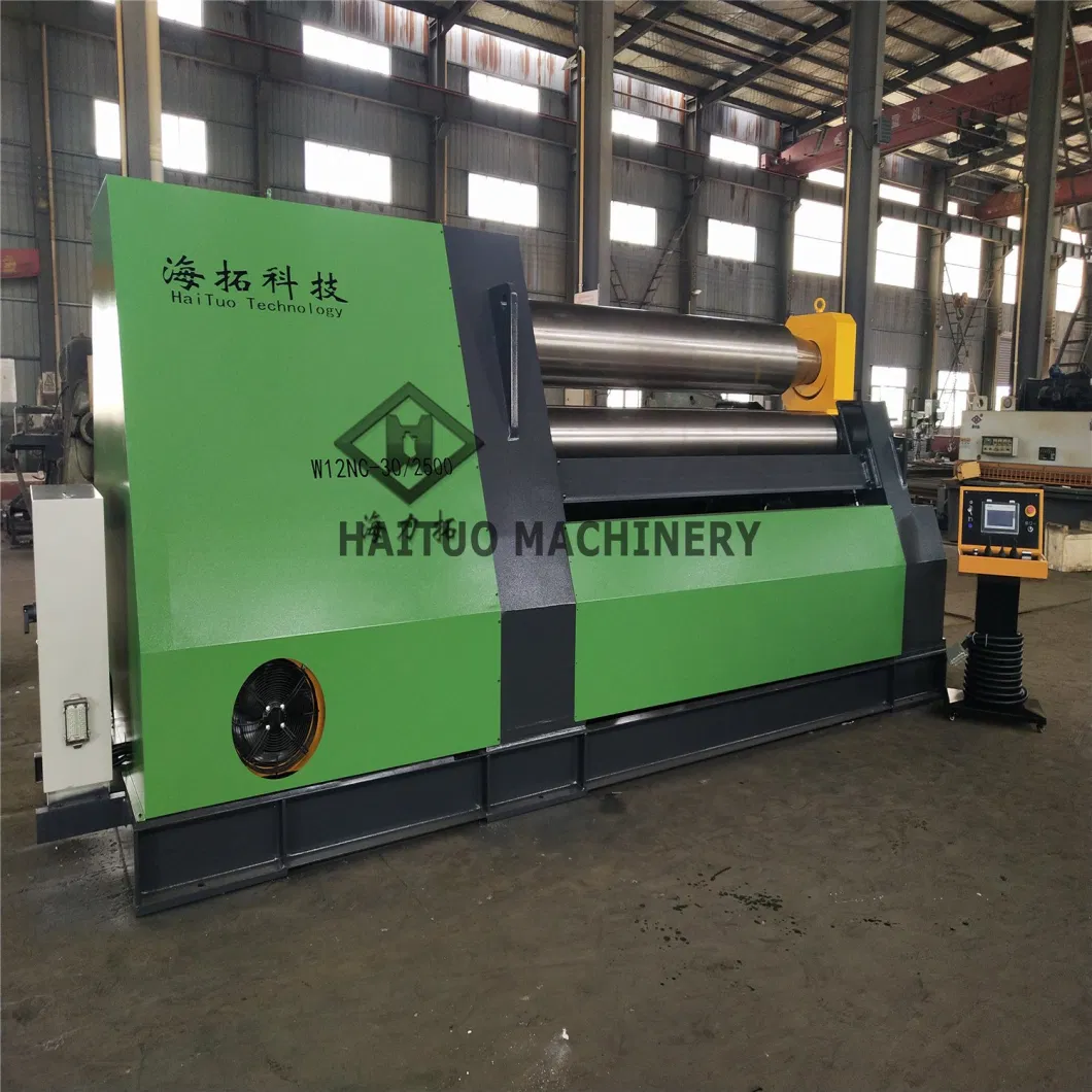 High Performance CNC Metal Sheet Round Shape 4 Roller Roll Bending Machine