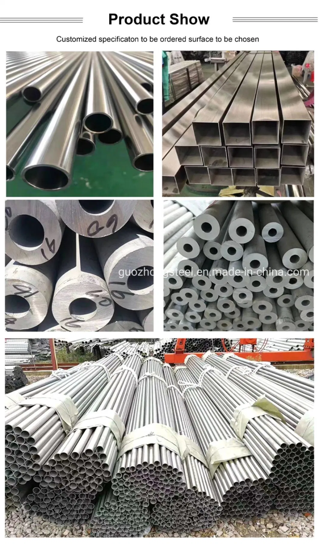 Spot Building Materials Stainless Steel Pipe/Square Pipe/Round Pipe