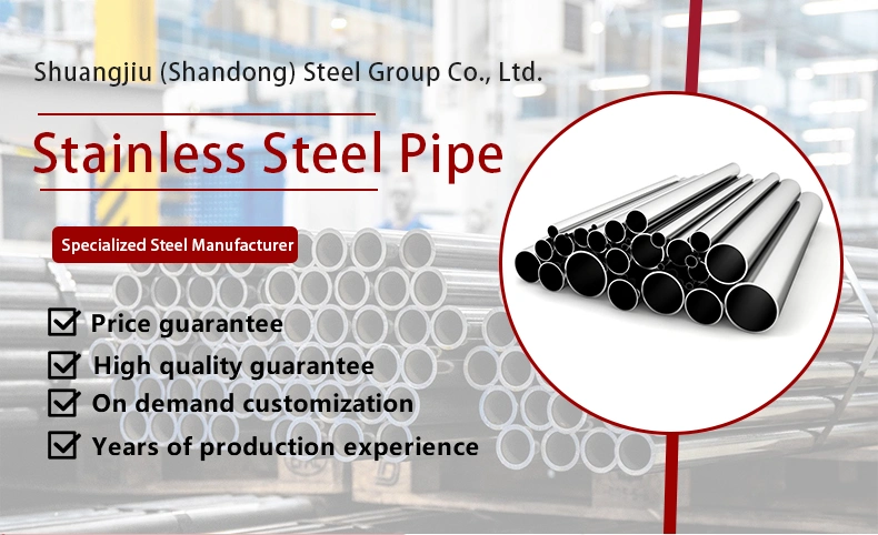 Schedule 10 12 16 Stainless Steel Pipe Welded Ss 2205 2507 310S Pipe Steel Tubing