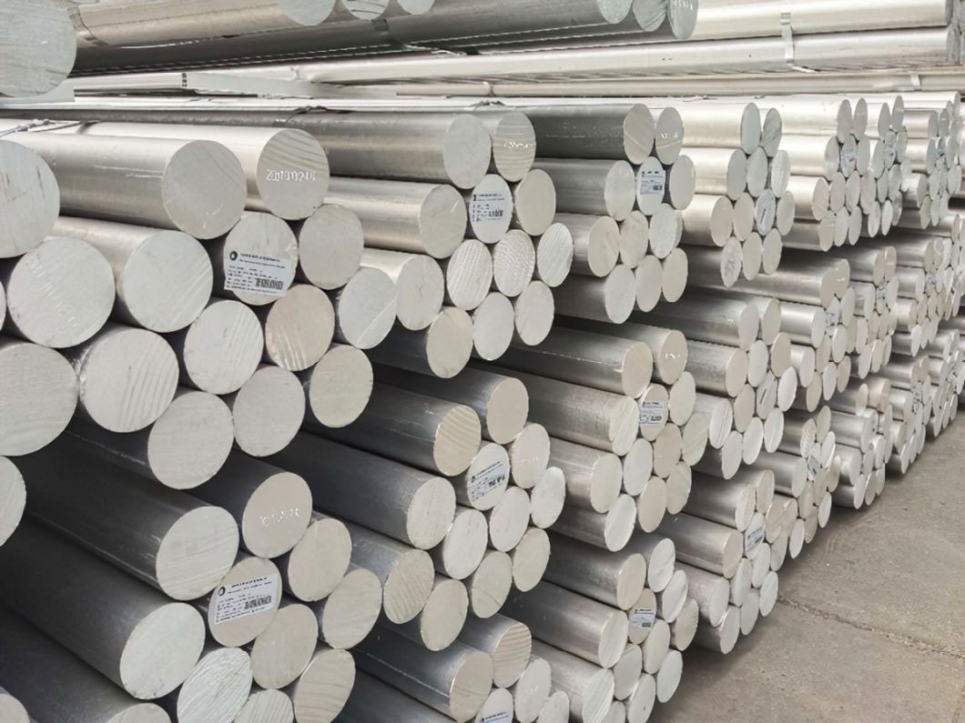 6061 Solid Aluminum Rod Cutting 6061t651 Large Diameter Aluminum Rod Alloy Round Rod Processing Spot