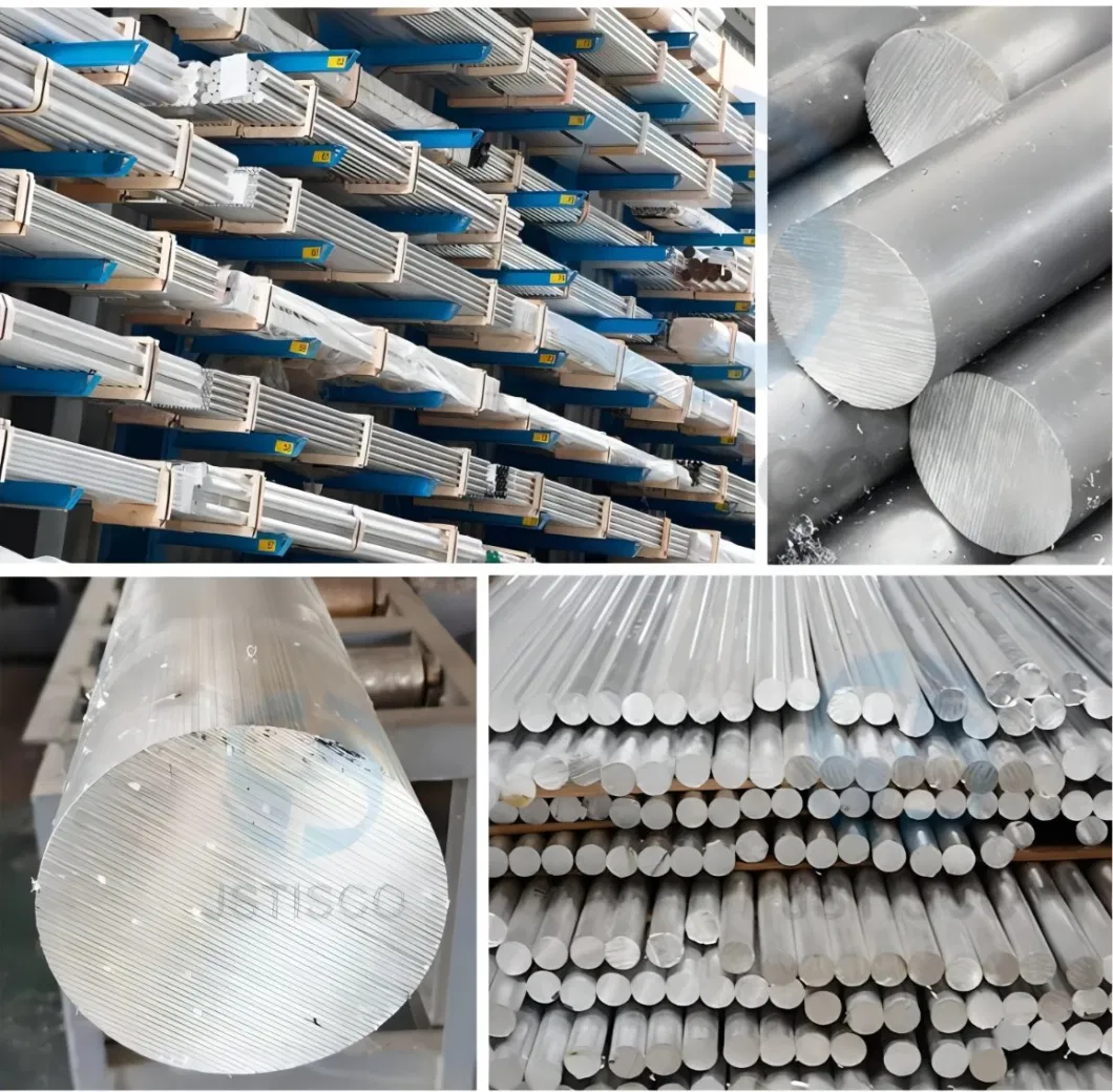 Aluminium Bar / Billets 6063 6061 7075 Aluminum Round Bar