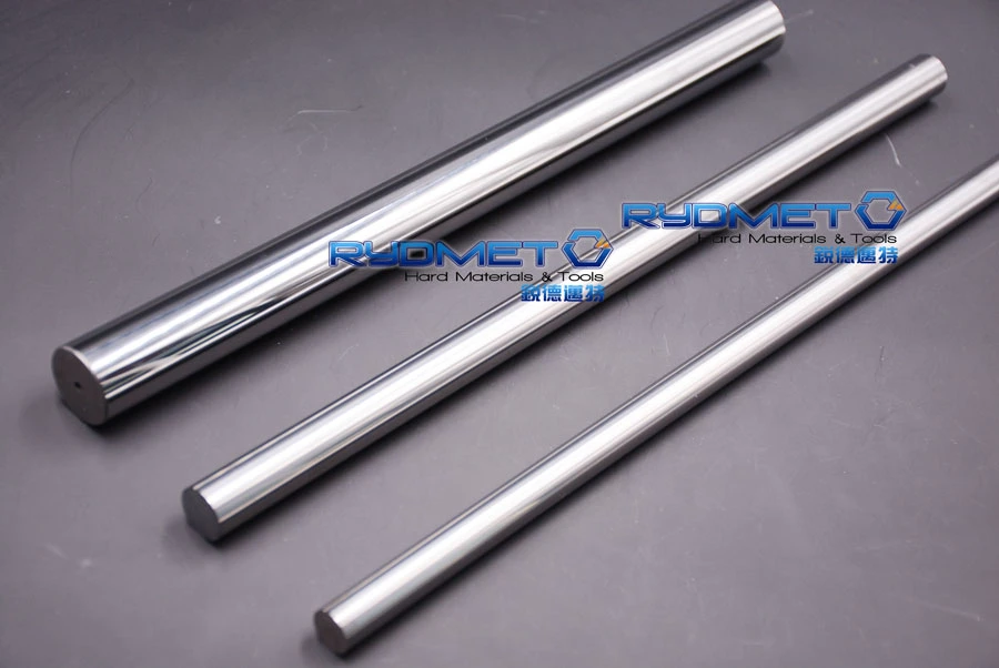 Submicron Grain Tungsten Cemented Carbide Rods Blanks Bars for Rotary Cutting Tools